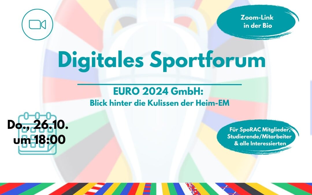 Digitales Sportforum mit der UEFA Euro 2024 GmbH